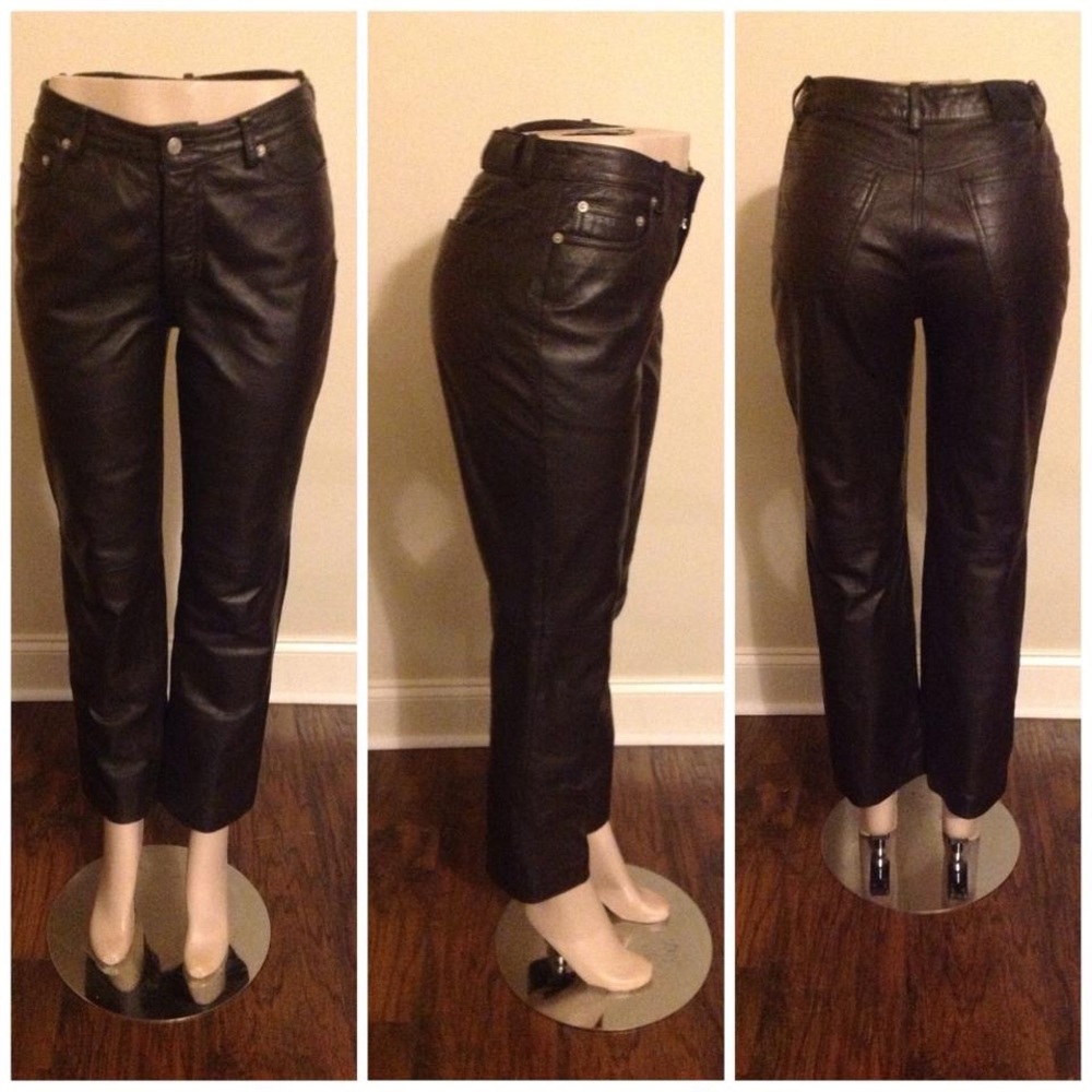 Tommy Hilfiger real leather pants - Picture 2 of 8